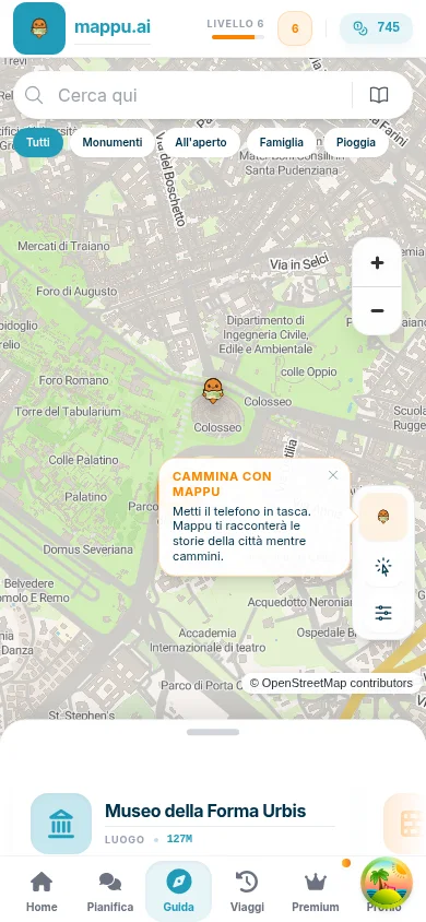 Mappa mobile di Mappu durante l'esplorazione